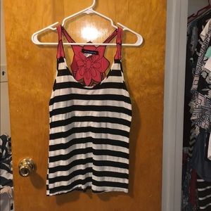 Black and white tank